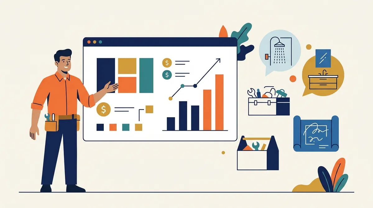 What bathroom remodel financing software actually does