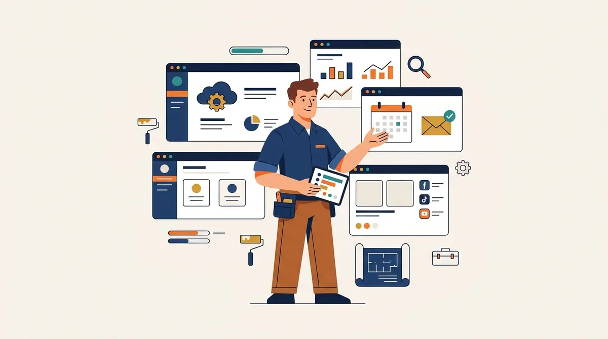 The bathroom remodeling marketing stack at a glance