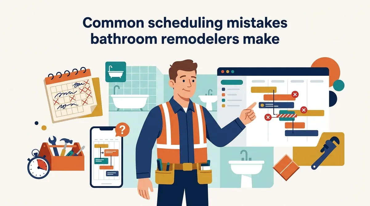 Common scheduling mistakes bathroom remodelers make