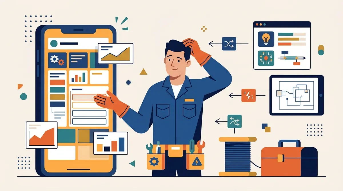 Why electrical work breaks generic CRMs