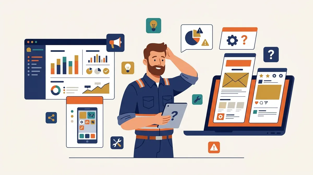 Common mistakes electricians make with marketing tools