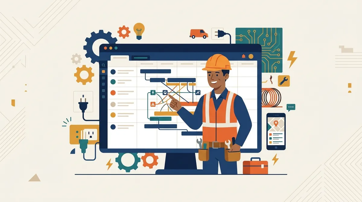 Why electrical scheduling breaks differently than other trades