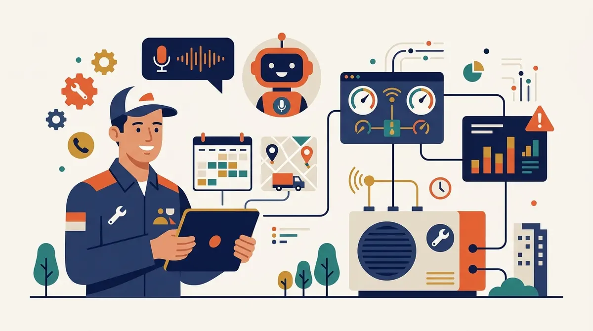 AI for HVAC Contractors: Voice Agents, Dispatching, and Predictive Maintenance