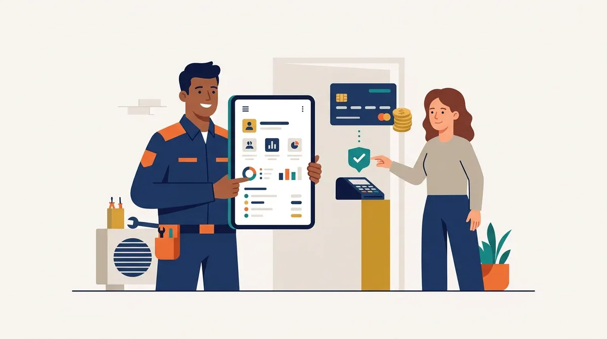 Collecting payment in the field without chasing checks