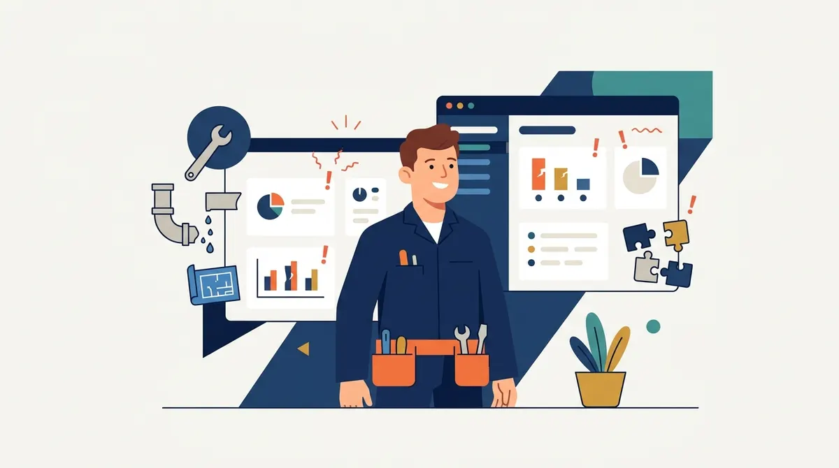 Why plumbing work breaks generic CRMs