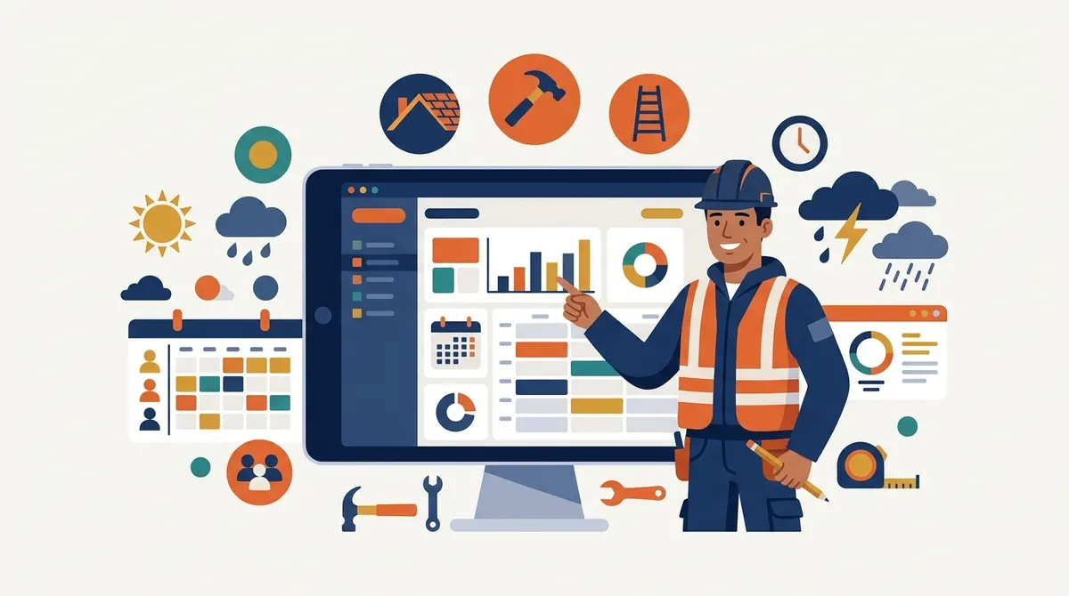 Roofing Scheduling Software: Scheduling Crews Around Weather and Storm Surges