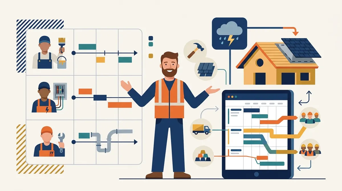 Why roofing scheduling is different from other trades