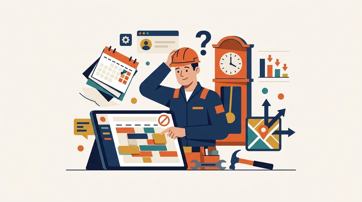 Common mistakes roofers make with scheduling software
