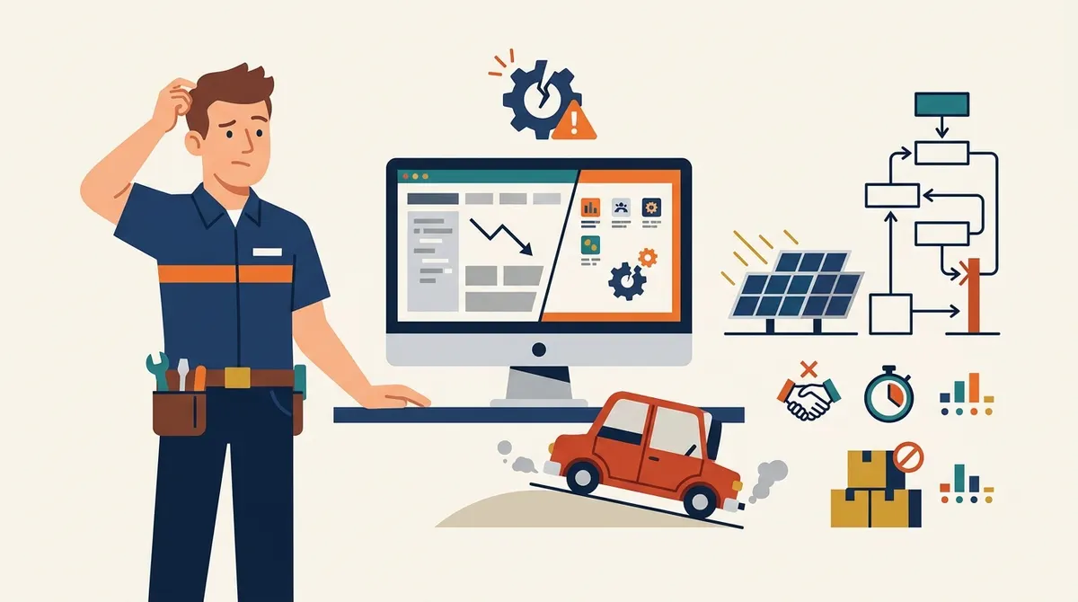 Why generic CRMs stall on solar projects