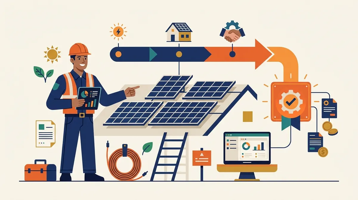 Why solar invoicing is a milestone problem, not an invoice problem
