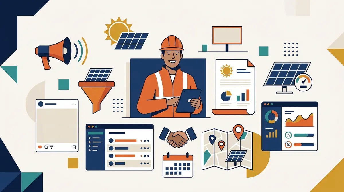 The solar marketing stack at a glance