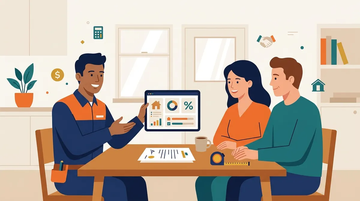 What window and door financing software actually does at the kitchen table
