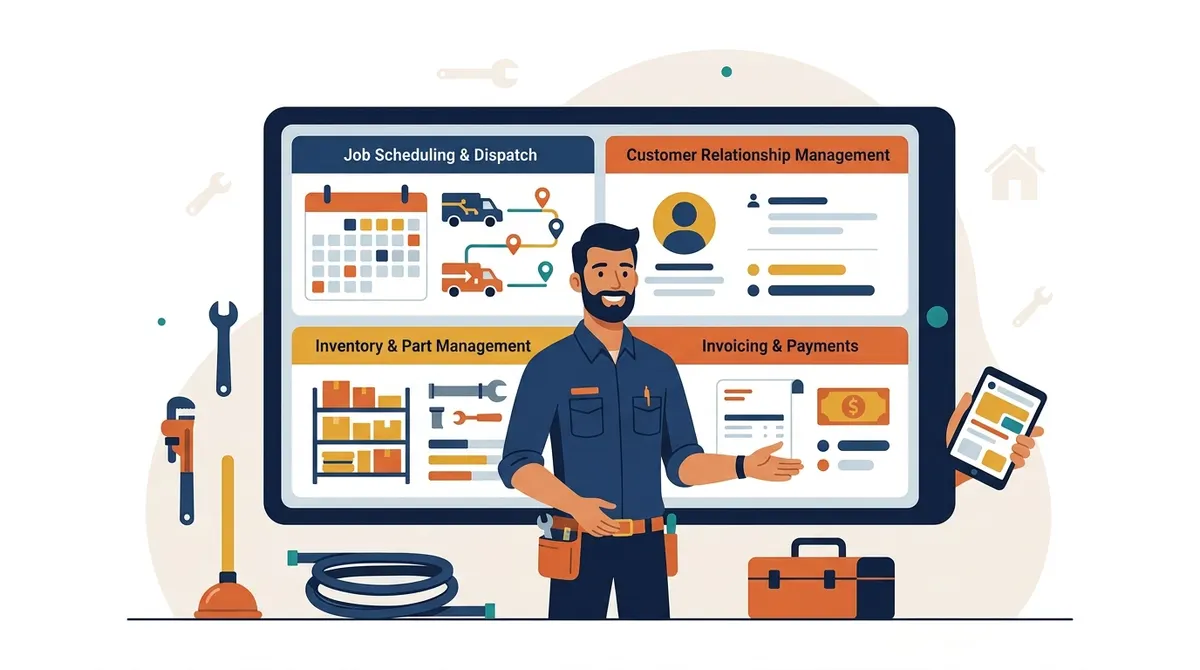 The software categories that matter most for a plumbing company