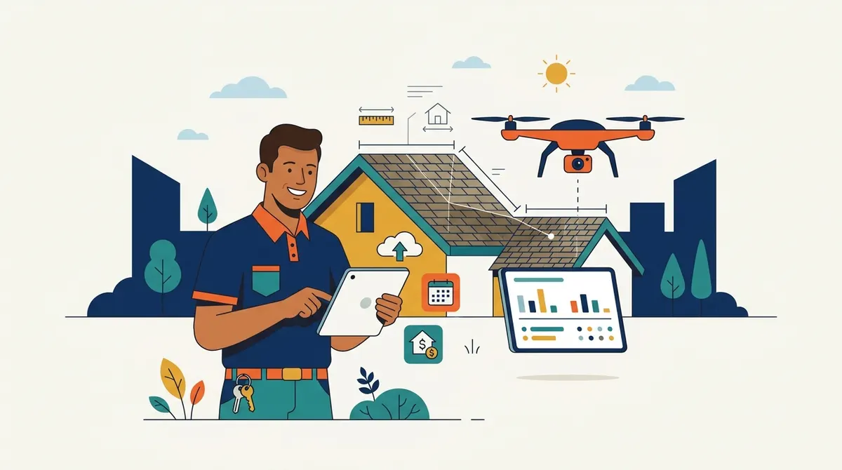 Aerial measurement: pricing a roof without climbing it