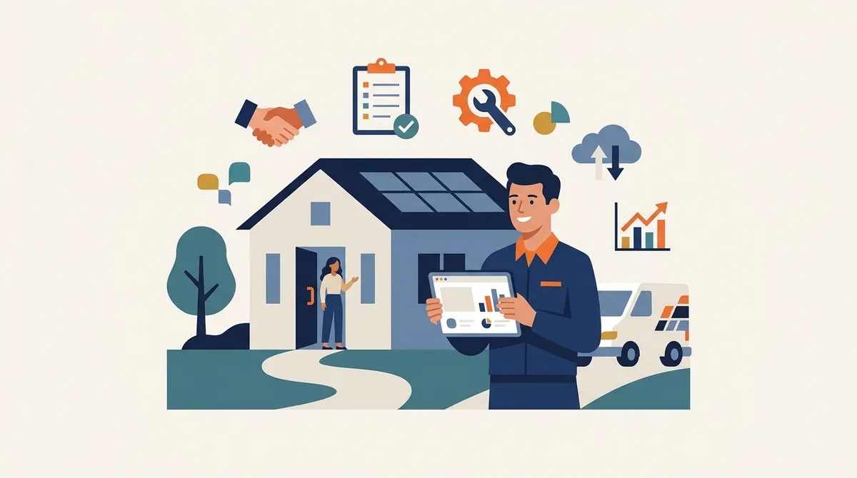 Door-to-door sales management