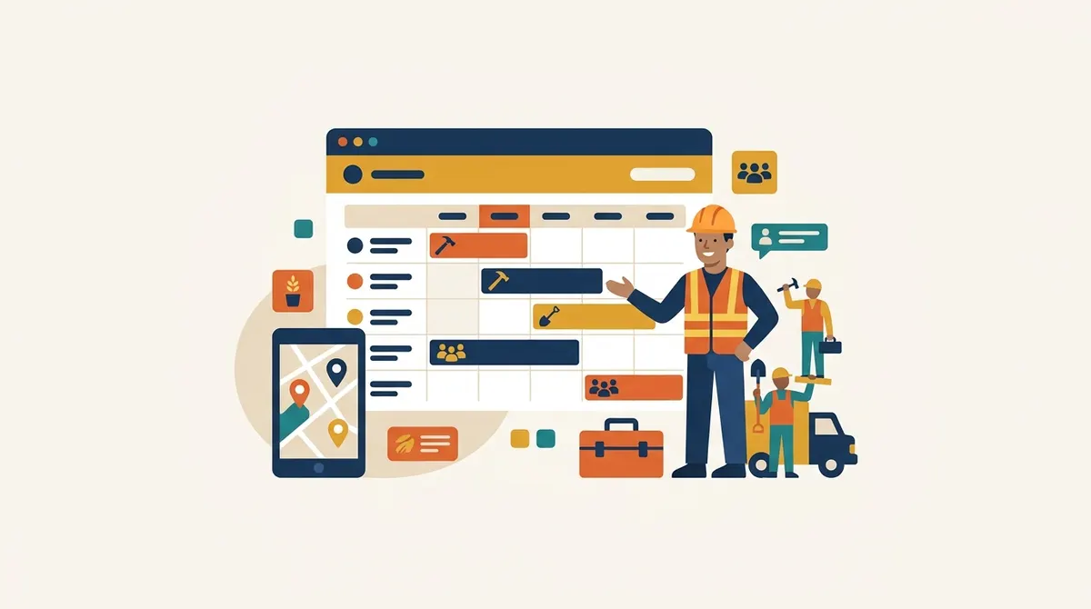 Crew calendars: scheduling multi-day project work